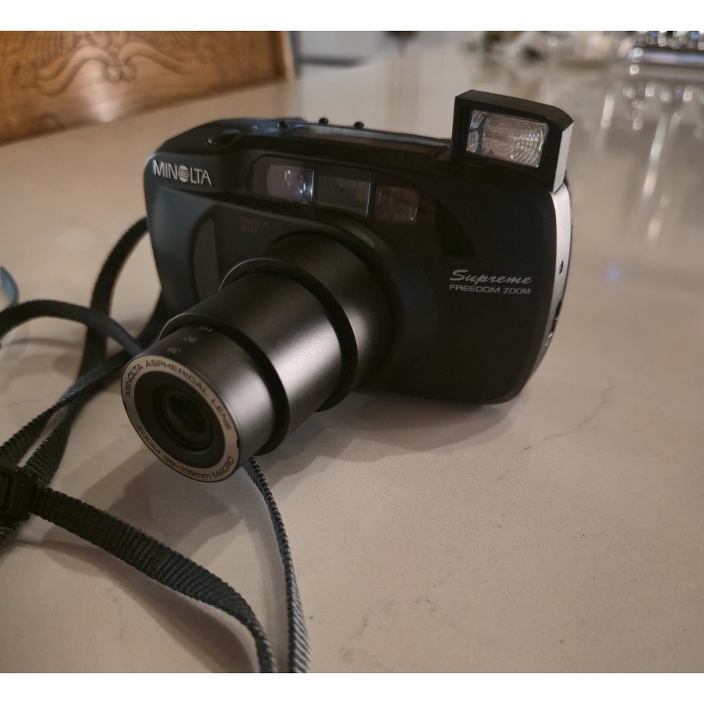 Minolta Supreme Freedom Zoom EX 35mm Point & Shoot Film Camera